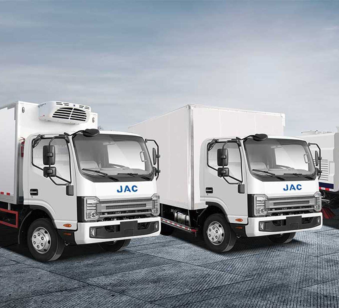 Camión frigorífico y camión de reparto JAC